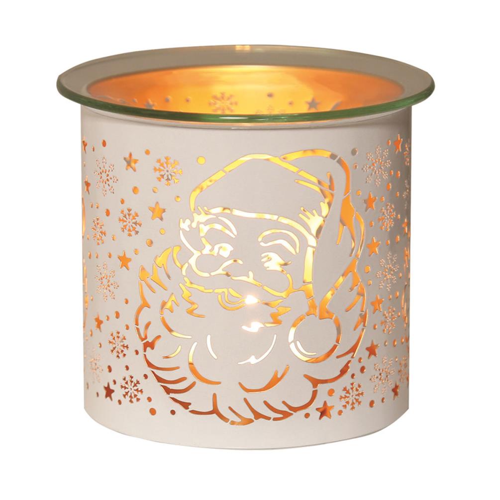 Aroma White & Gold Santa Jar Sleeve & Wax Melt Warmer £6.29